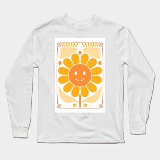 Happy Boho Sunflower Long Sleeve T-Shirt